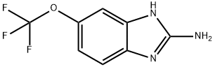 2-氨基-5-(三氟甲氧基)苯并咪唑 结构式