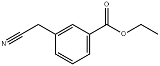 乙基 3-(氰基甲基)苯甲酸 结构式