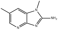 2-氨基-1,6-二甲基咪唑并吡啶 结构式