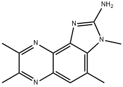 2-氨基-3,4,7,8-四甲基-3H-咪唑[4,5-F]喹喔啉 结构式