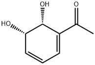 Ethanone, 1-(5,6-dihydroxy-1,3-cyclohexadien-1-yl)-, cis- (9CI) 结构式