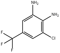 3-氯-4,5-二氨基三氟甲苯 结构式