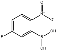 5-氟-2-硝基苯硼酸 结构式