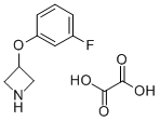 3-(3-FLUOROPHENOXY)-AZETIDINE OXALATE 结构式