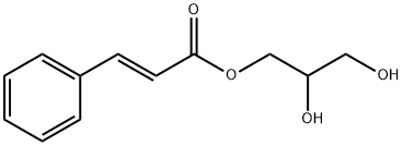 2-Propenoic acid, 3-phenyl-, 2,3-dihydroxypropyl ester, (2E)- 结构式