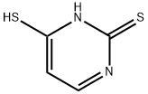 2(1H)-Pyrimidinethione, 6-mercapto- (9CI) 结构式