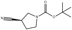 (R)-1-Boc-3-氰基吡咯烷 结构式