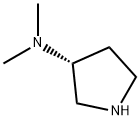 (3R)-(+)-3-二甲氨基吡咯烷 结构式