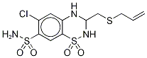 Althiazide-d5 结构式