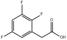 2,3,5-三氟苯乙酸 结构式