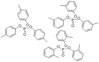 磷酸三甲苯酯 结构式