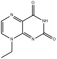 8-Ethyl-2,4(3H,8H)-pteridinedione 结构式