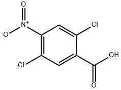 2,5-Dichloro-4-nitrobenzoic acid 结构式