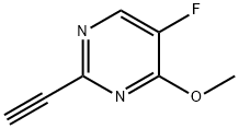 2-ethynyl-5-fluoro-4-methoxypyrimidine 结构式