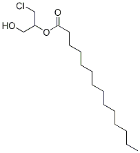 rac 2-Myristoyl-3-chloropropanediol-d5, 95% 结构式