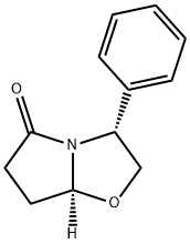 (3R-顺)-(-)-3-苯基四氢吡咯并-[2,1-B]唑-5(6H)-酮 结构式