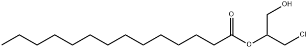 rac 2-Myristoyl-3-chloropropanediol, 95% 结构式