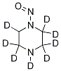 N-Nitrosopiperazine-d8 结构式