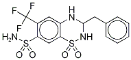 rac Bendroflumethiazide-d5 结构式