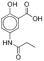 氮丙酰美沙拉嗪-D3 结构式