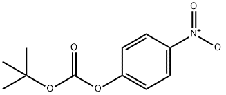 (4-硝基苯基)碳酸叔丁酯 结构式