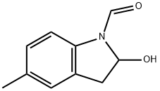 2-Hydroxy-5-methyl-1-indolinecarbaldehyde 结构式