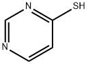 4-嘧啶硫醇 结构式