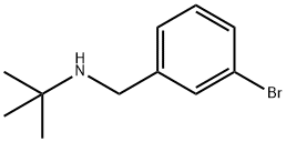 N-(3-溴苄基)叔丁基胺 结构式