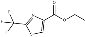 2-三氟甲基-4-羧酸乙酯噻唑 结构式