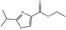 4-Thiazolecarboxylicacid,2-(1-methylethyl)-,ethylester(9CI) 结构式