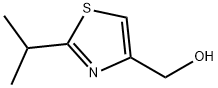 (2-异丙基噻唑-4-基)甲醇 结构式