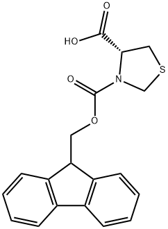 FMOC-L-硫代脯氨酸 结构式