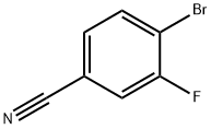 4-溴-3-氟苯腈 结构式