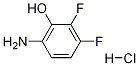 6-氨基-2,3-二氟苯酚盐酸盐 结构式