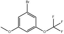 3-溴-5-三氟甲氧基苯甲醚 结构式