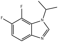 6,7-二氟-1-异丙基苯并咪唑 结构式