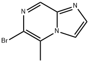 6-溴-5-甲基咪唑并[1,2-A]吡嗪 结构式