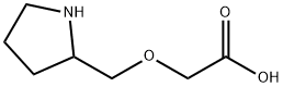 (2-Pyrrolidinylmethoxy)acetic acid hydrochloride 结构式