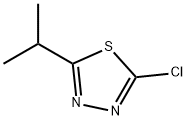 2-氯-5-异丙基-1,3,4-噻二唑 结构式