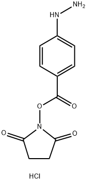 succinimidyl 4-hydrazinobenzoate 结构式