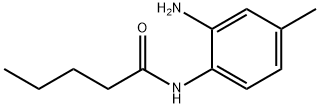 N-(2-氨基-4-甲基苯基)戊酰胺 结构式