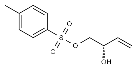 (S)-2-羟基-3-丁烯-1-对甲苯磺酸 结构式