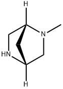 (1R,4R)-2-Methyl-2,5-diazabicyclo[2.2.1]heptane 结构式