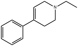 1-ethyl-4-phenyl-1,2,3,6-tetrahydropyridine 结构式