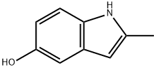 5-羟基-2-甲基吲哚 结构式