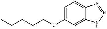 5-(PENTYLOXY)-1H-BENZOTRIAZOLE 结构式