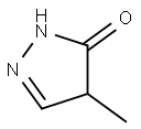 4-甲基-2-吡唑啉-5-酮 结构式