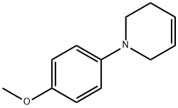 1-(4-Methoxyphenyl)-1,2,5,6-tetrahydropyridine 结构式