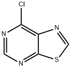 7-氯噻唑并[5,4-D]嘧啶 结构式