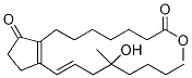 外消旋-11-脱氧-8(12)-脱氢米索前列醇 结构式